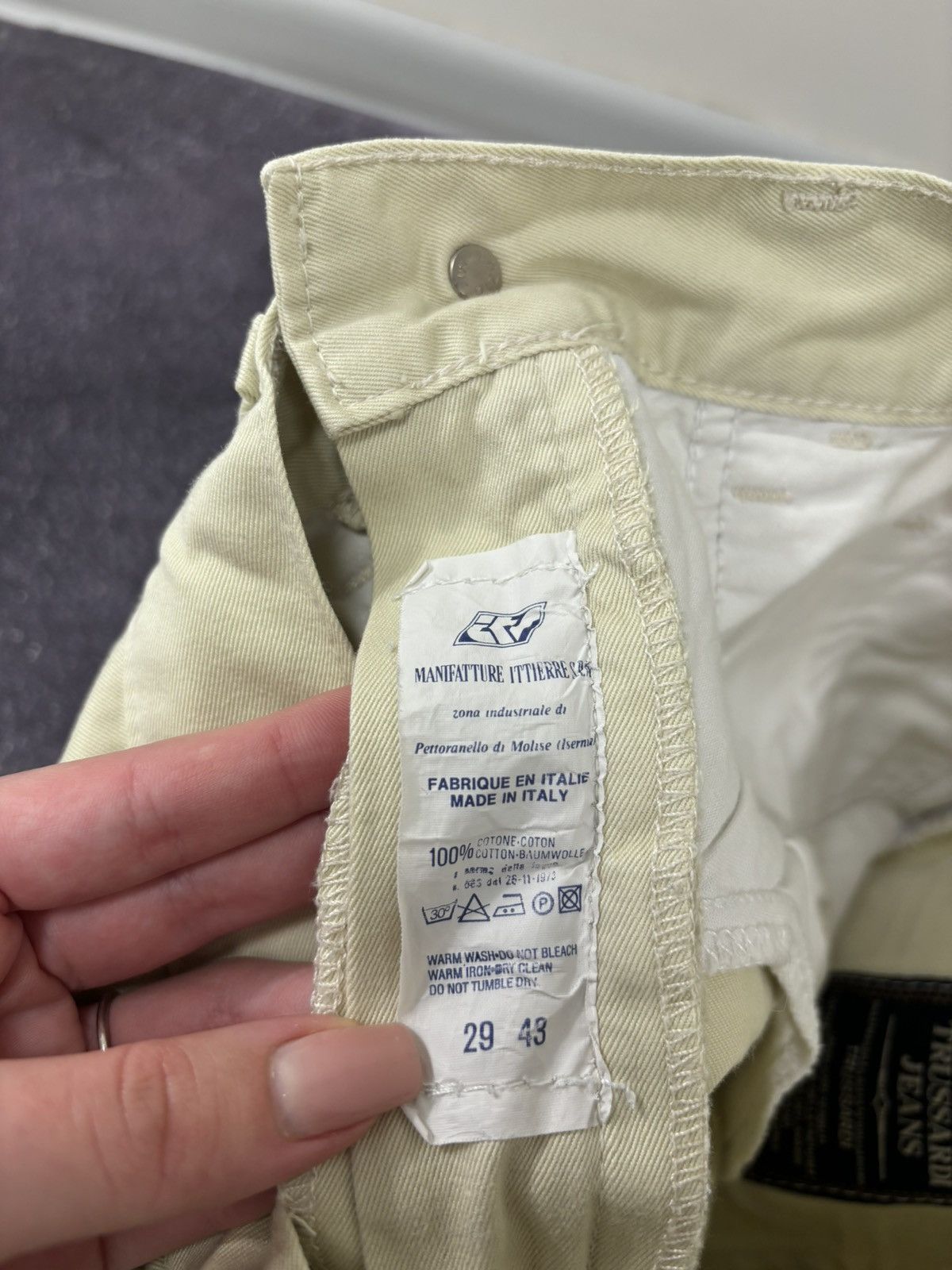 Trussardi Vintage Trussardi Women’s High Waist Luxury Tapered Jeans Size 29" - 20 Thumbnail