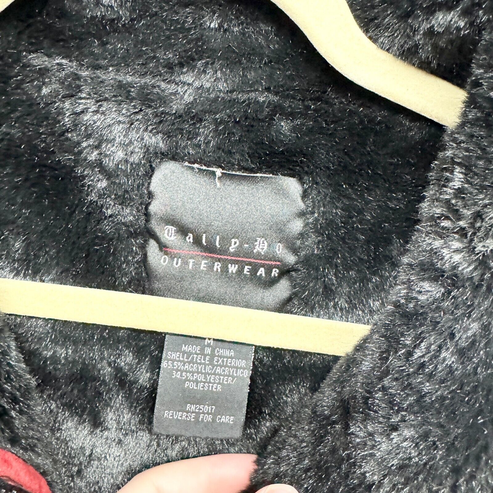 Vintage Tally Ho Jacket Size M Vintage Faux Sued Zip Up Stitched Size M / US 6-8 / IT 42-44 - 2 Thumbnail