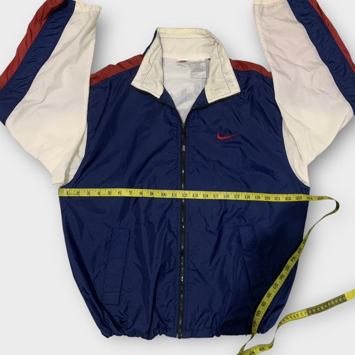 Nike VINTAGE 90s NIKE ZIPPER WINDBREAKER BIG LOGO Size US L / EU 52-54 / 3 - 7 Thumbnail