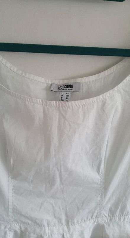 Moschino Moschino Cheap and Chic white dress size 12 Size XL / US 12-14 / IT 48-50 - 3 Thumbnail