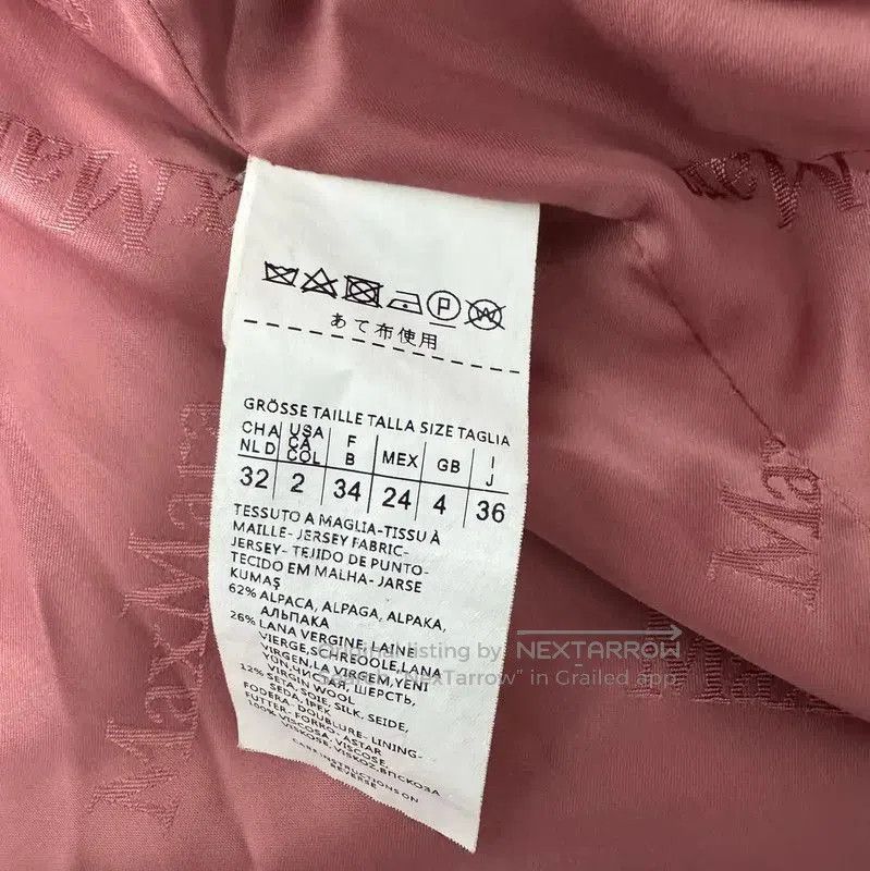 Other MaxMara Rose Alpaca Wool Coat for Women . Size XS / US 0-2 / IT 36-38 - 5 Thumbnail