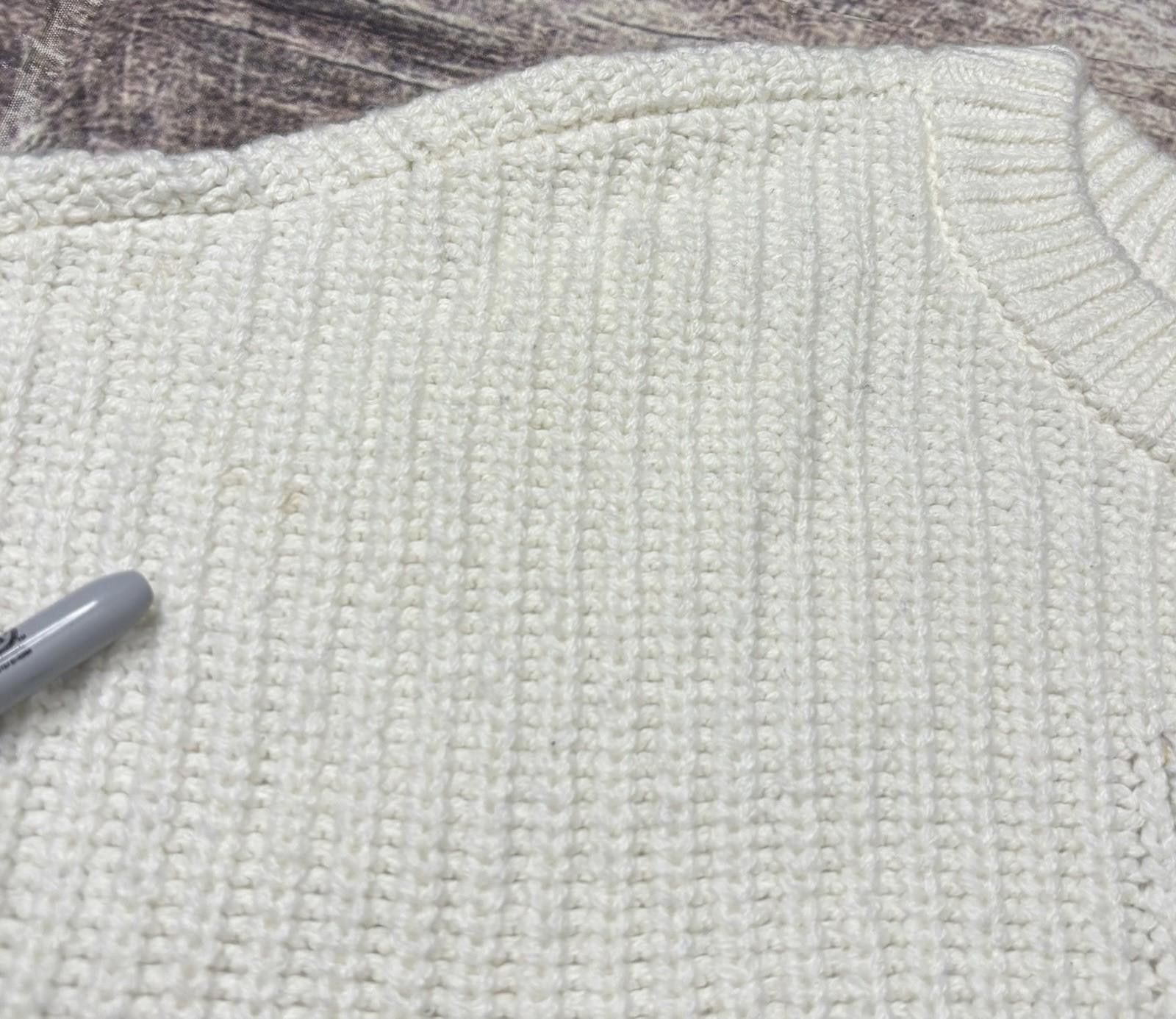 Lands' End Lands End Sweater Women 2XL Chunky Knit Colorblock Snowflake Size XXL / US 16-18 / IT 52-54 - 5 Thumbnail