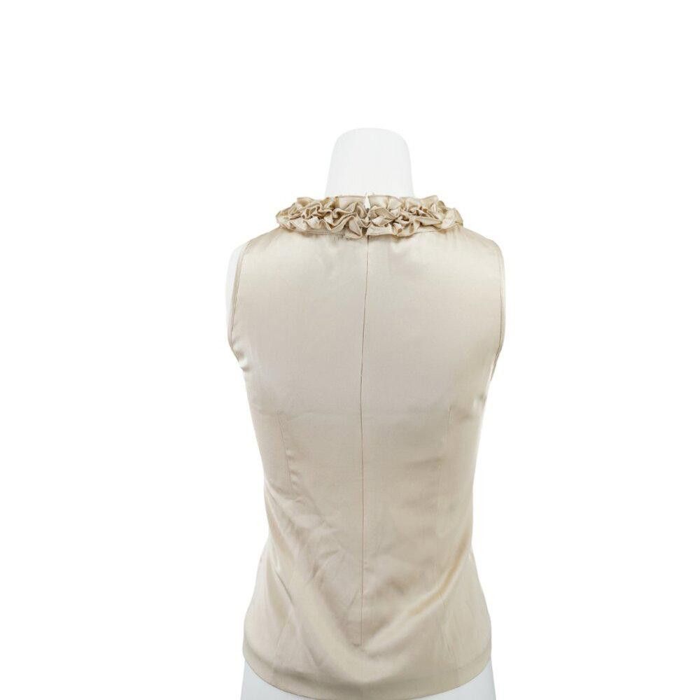Designer Etcetera Silk Ruffle Tank Size 0 Size XS / US 0-2 / IT 36-38 - 5 Thumbnail
