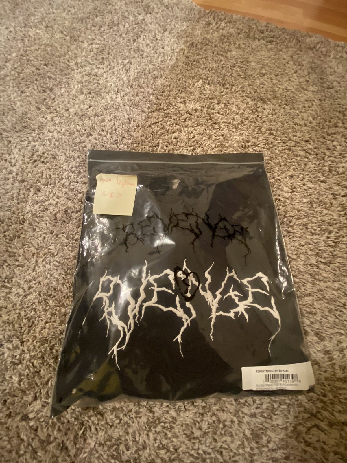 image of Revenge X Kill X Xxxtentacion in Black, Men's (Size XL)