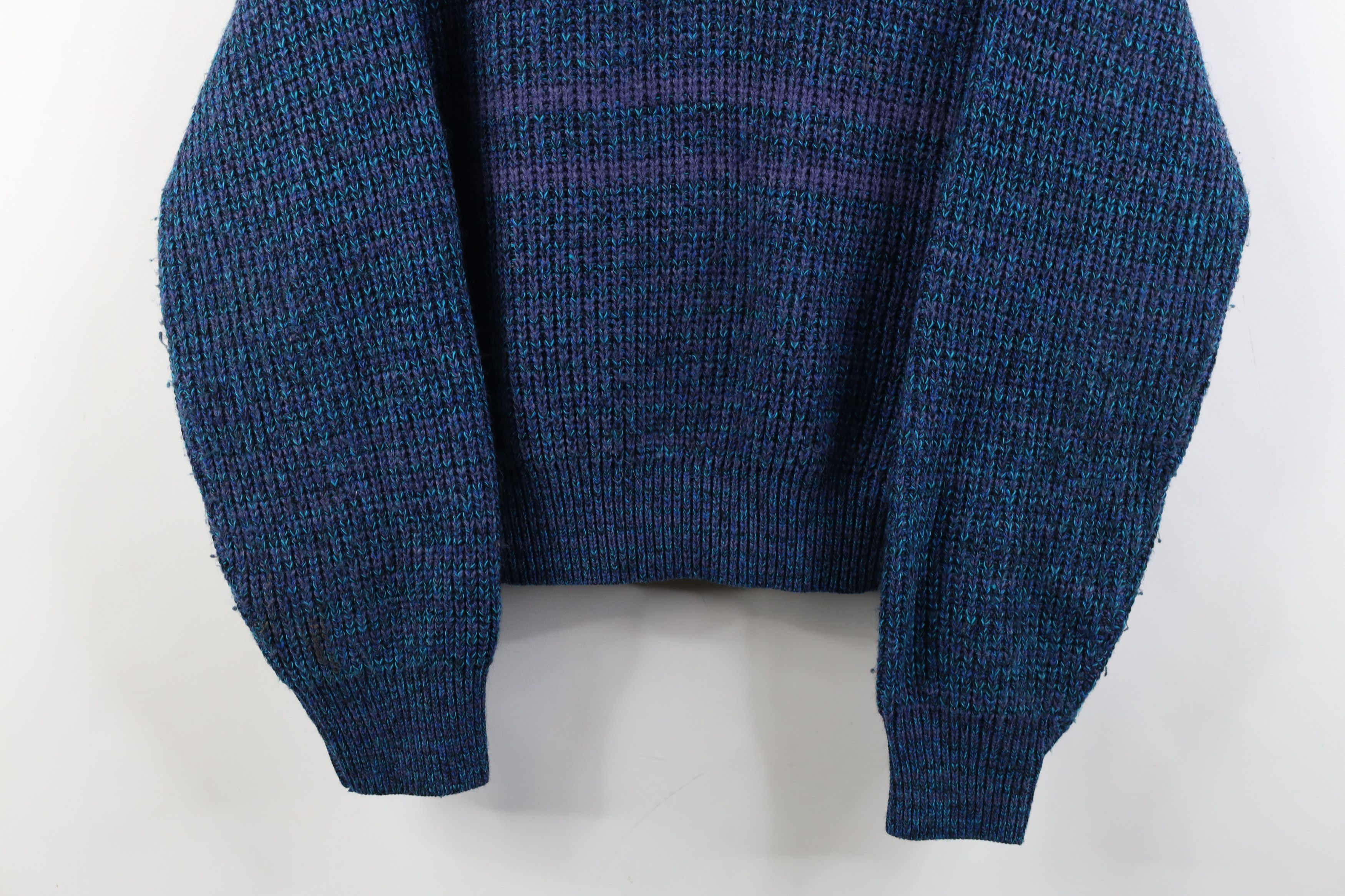 Vintage Vintage 90s Streetwear Ribbed Knit Crewneck Sweater USA Size S / US 4 / IT 40 - 3 Thumbnail