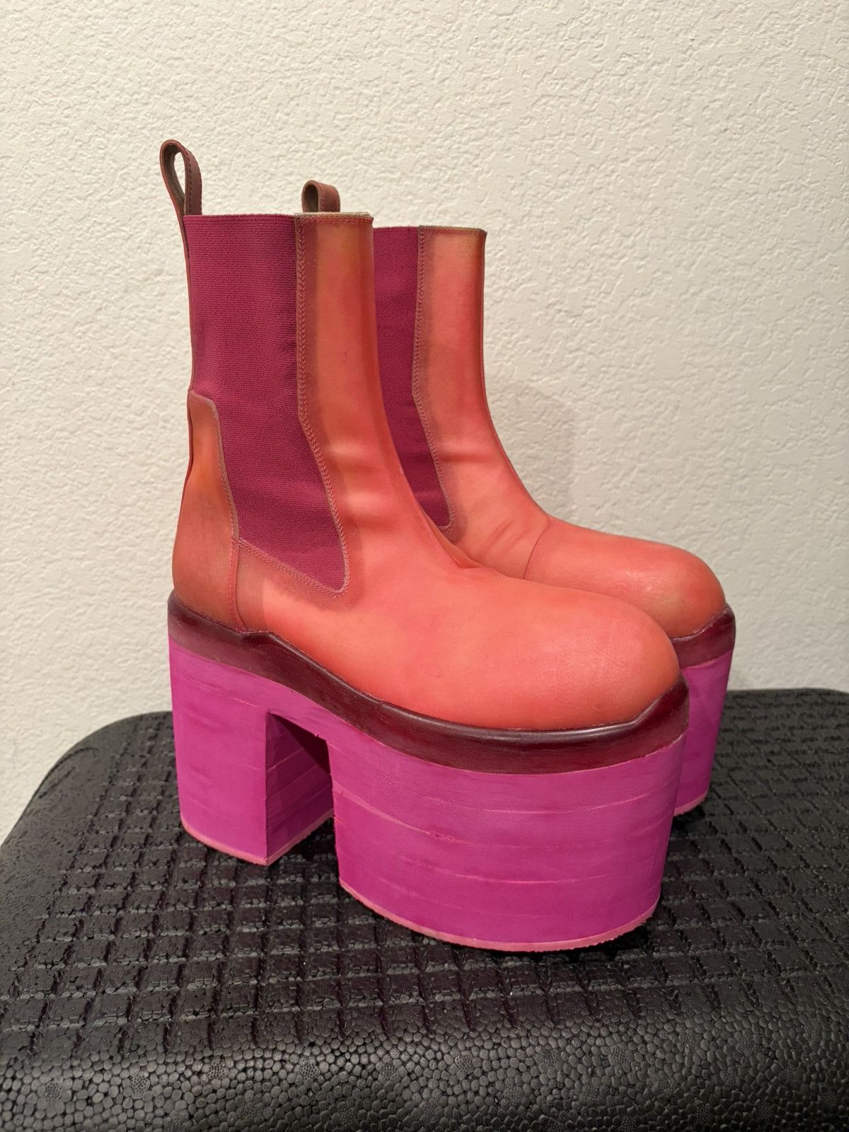 Rick Owens Rick Owens Beatle Bozo Chelsea Boots Custom Sole Size US 9 / EU 42 - 1 Thumbnail