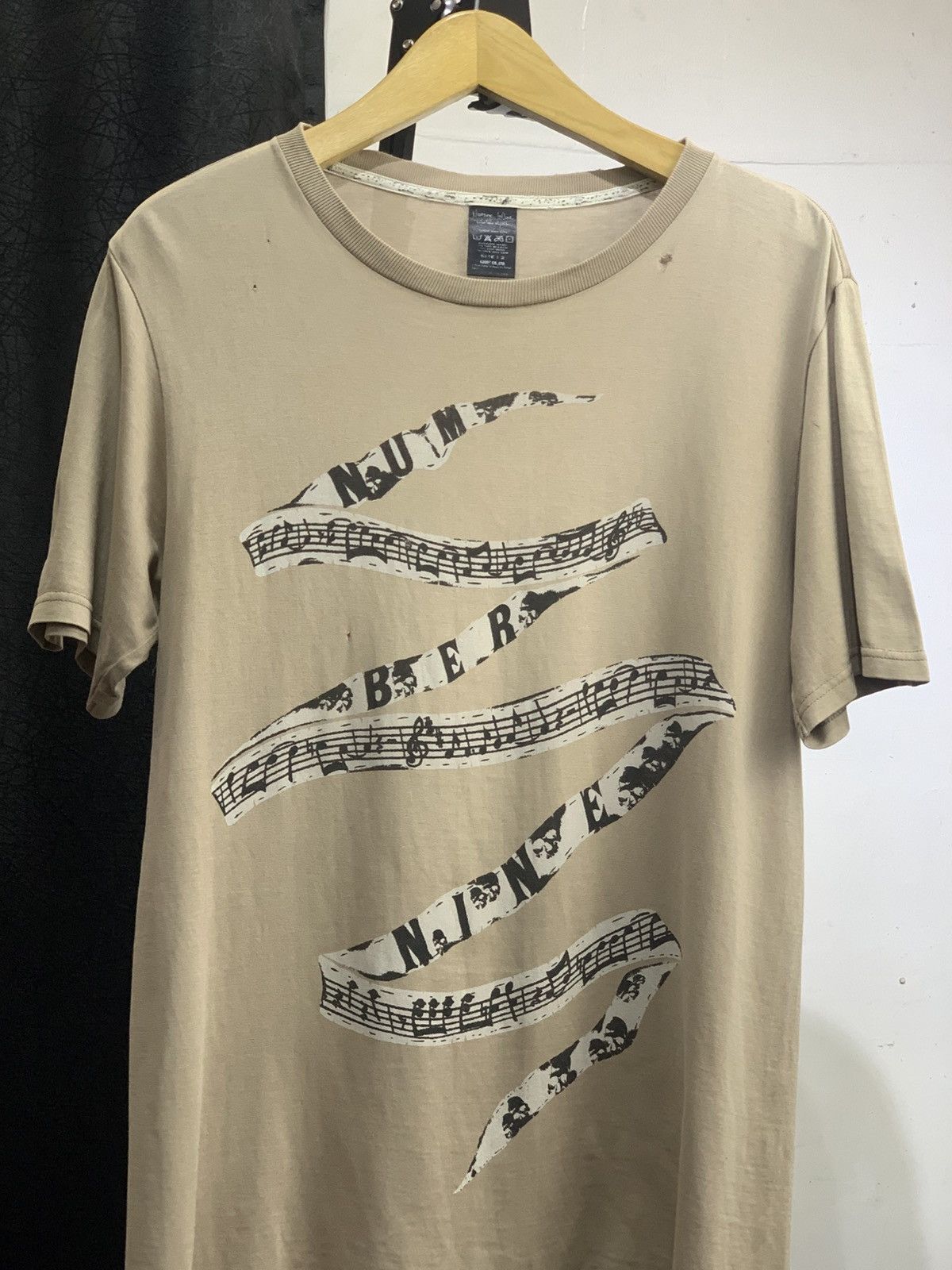Number (N)ine Number Nine Number (N)ine Musical Notes Tee Shirt Size US M / EU 48-50 / 2 - 3 Thumbnail