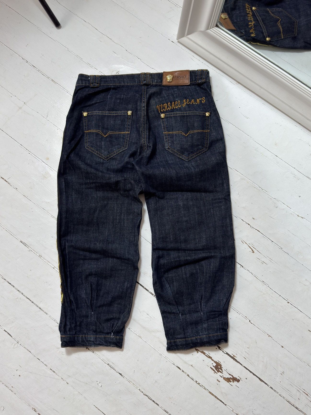 Versace VINTAGE VERSACE 2000s BREECHES Size 28" / US 6 / IT 42 - 2 Thumbnail