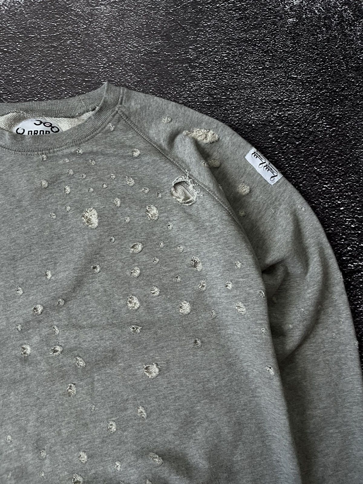 Drop Dead Clothing Vintage Drop Dead Distressed Grey sweatshirt Size US XS / EU 42 / 0 - 6 Thumbnail