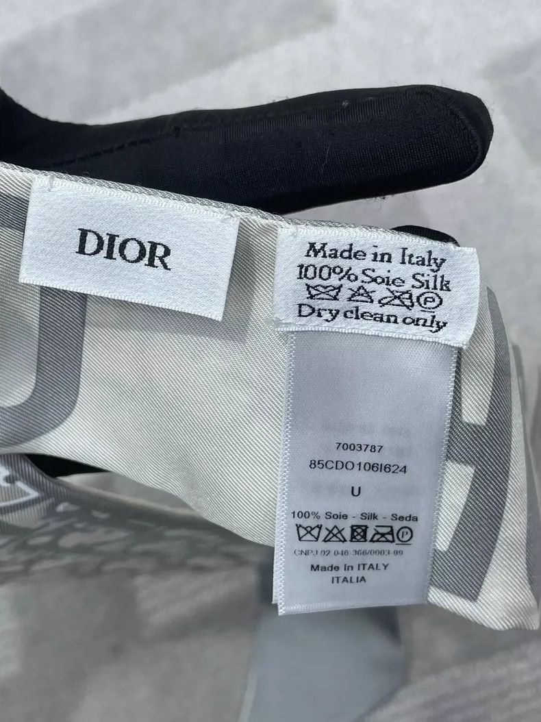 Dior Dior Old flower letter logo silk small silk scarf 2504-Next Size ONE SIZE - 5 Thumbnail