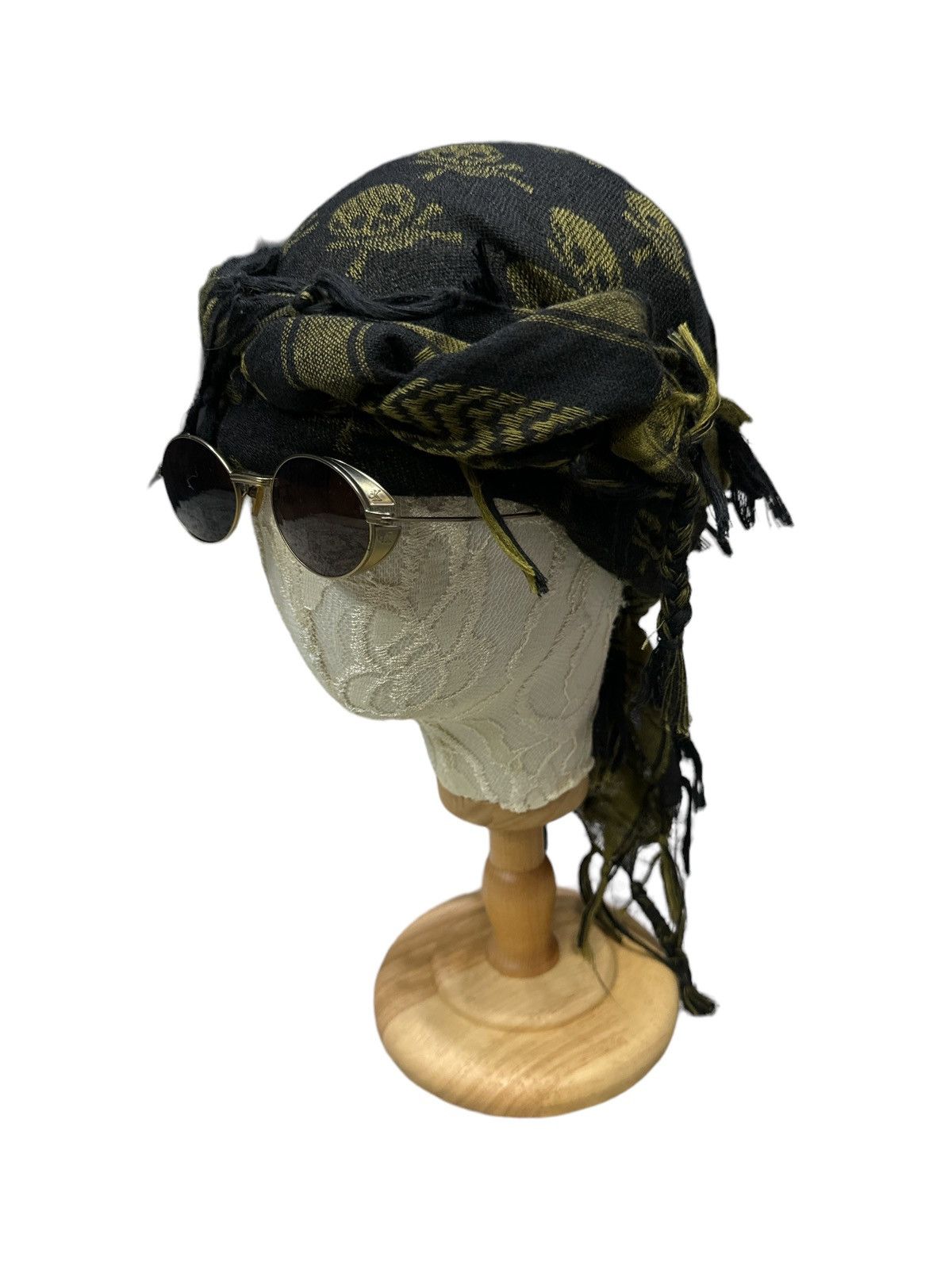 Other SKULLS MOTIVE OG FULL PRINT KEFFIYEH SHEMAGH ARABIC STYLE Size ONE SIZE - 2 Thumbnail