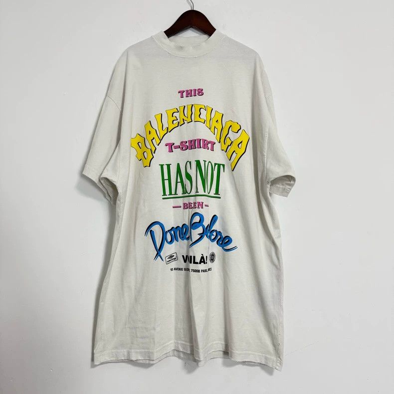 Balenciaga Balenciaga Vintage Foam T-Shirt Size US M / EU 48-50 / 2 - 1 Thumbnail