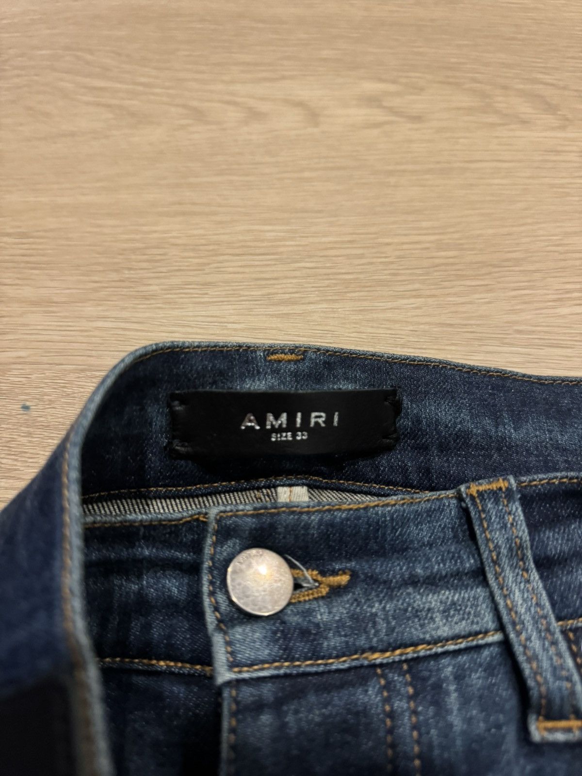 Amiri Amiri Mx1 Old English Denim Size US 33 - 5 Thumbnail