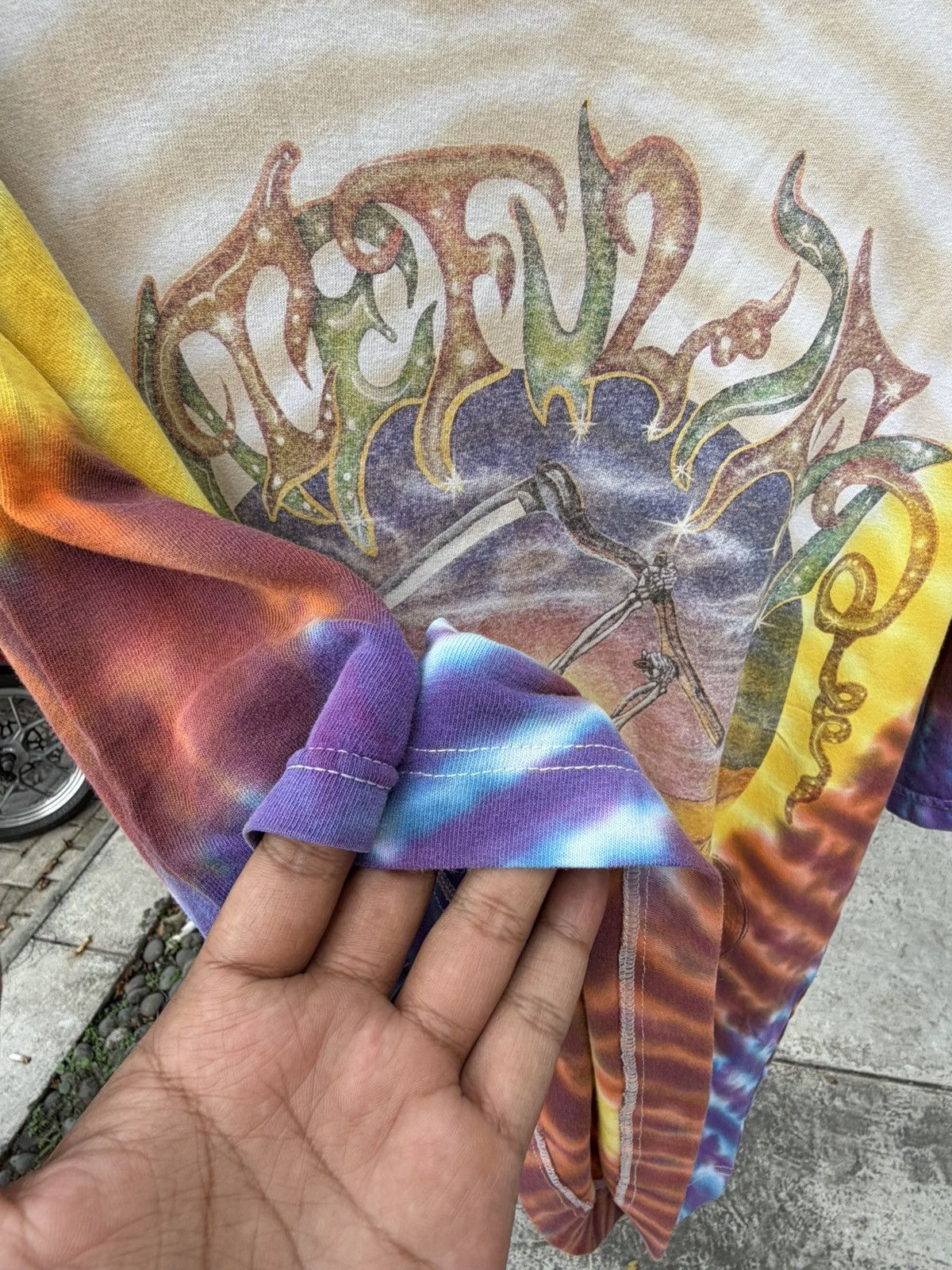 Band Tees Vintage Grateful Dead Tie Dye 'Harvester' T-shirt ©️1994 Size US XL / EU 56 / 4 - 8 Thumbnail