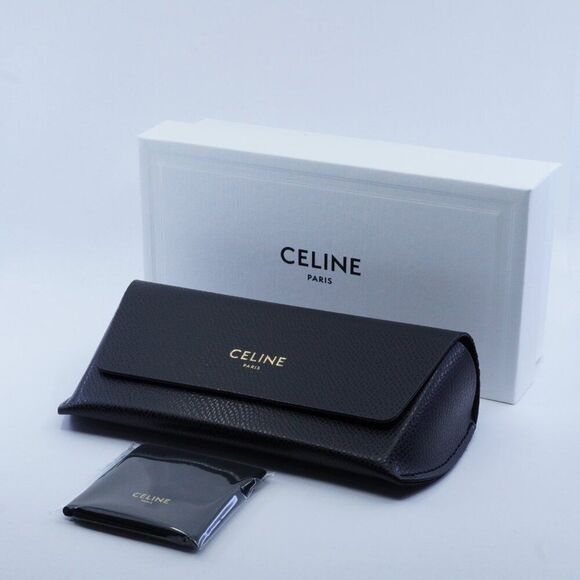 Celine Celine CL40245U 39A Sunglasses Shiny Butter Rectangle Frame Size ONE SIZE - 13 Thumbnail