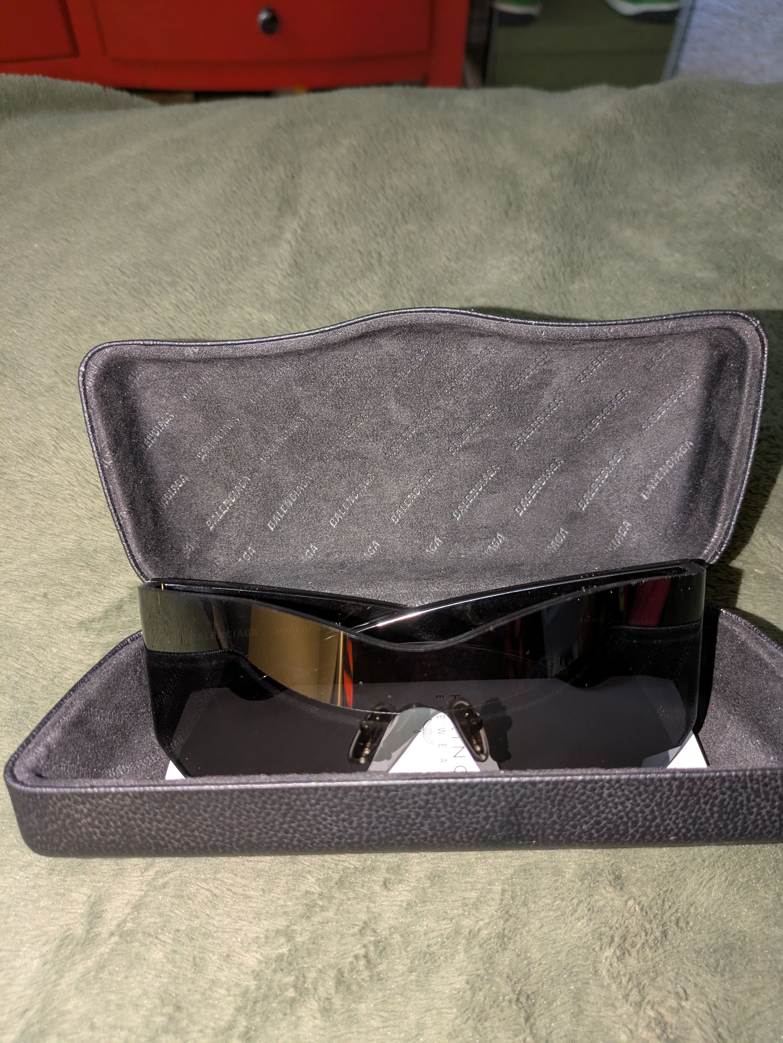 Balenciaga Balenciaga 68mm shield sunglasses Size ONE SIZE - 1 Thumbnail