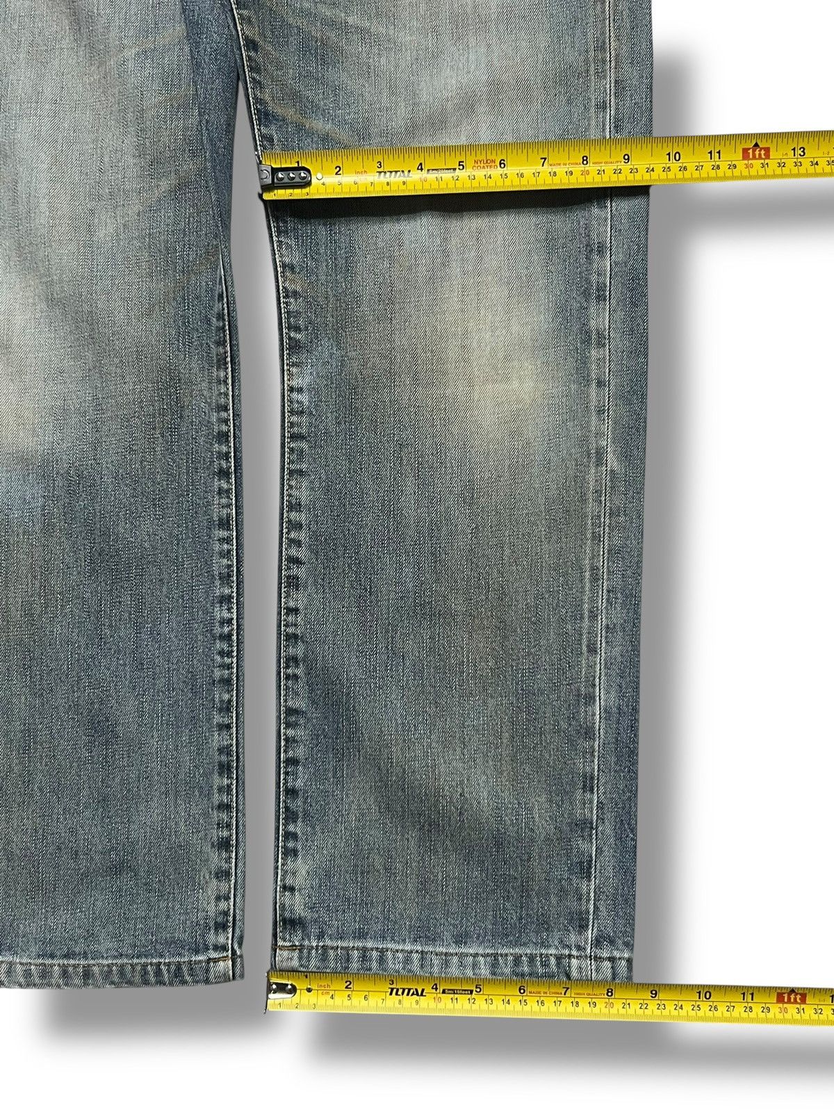 Uniqlo Loose Uniqlo S-002 Japan - Faded Rusty Wash Jeans Size US 35 - 17 Thumbnail