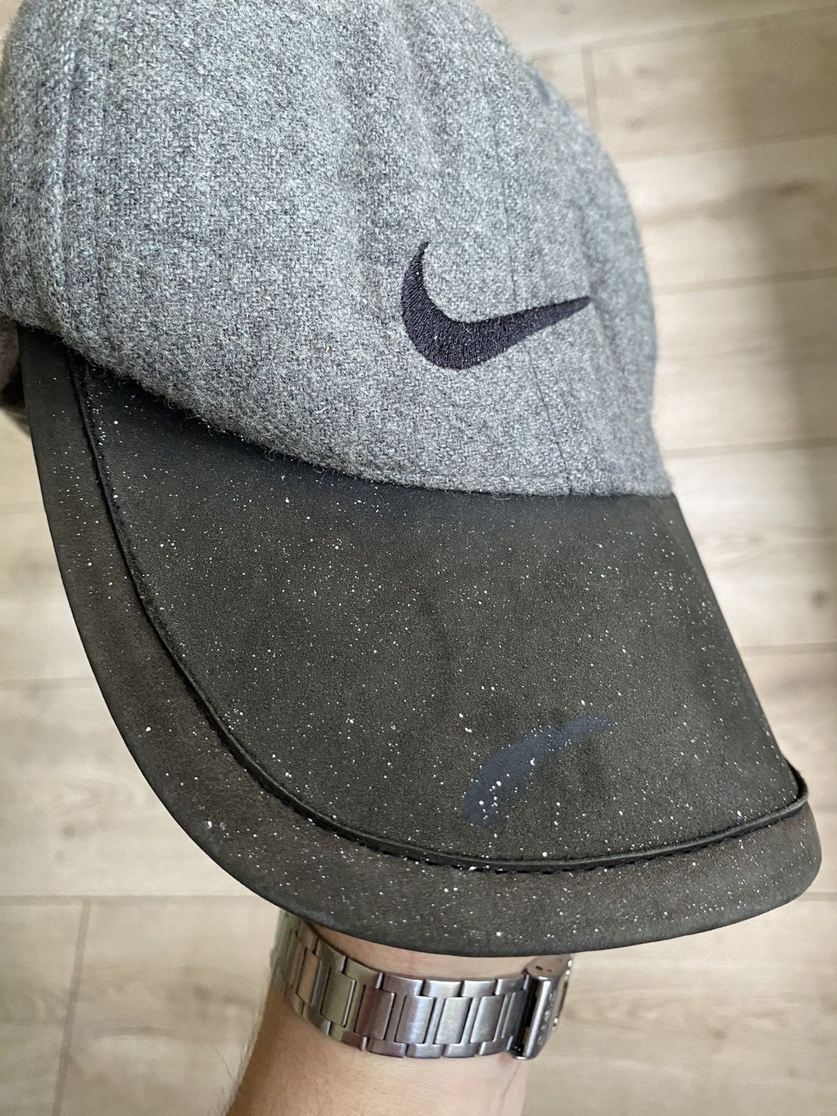 Nike × Vintage Vintage Nike y2k Wool Cap Hat Size ONE SIZE - 5 Thumbnail