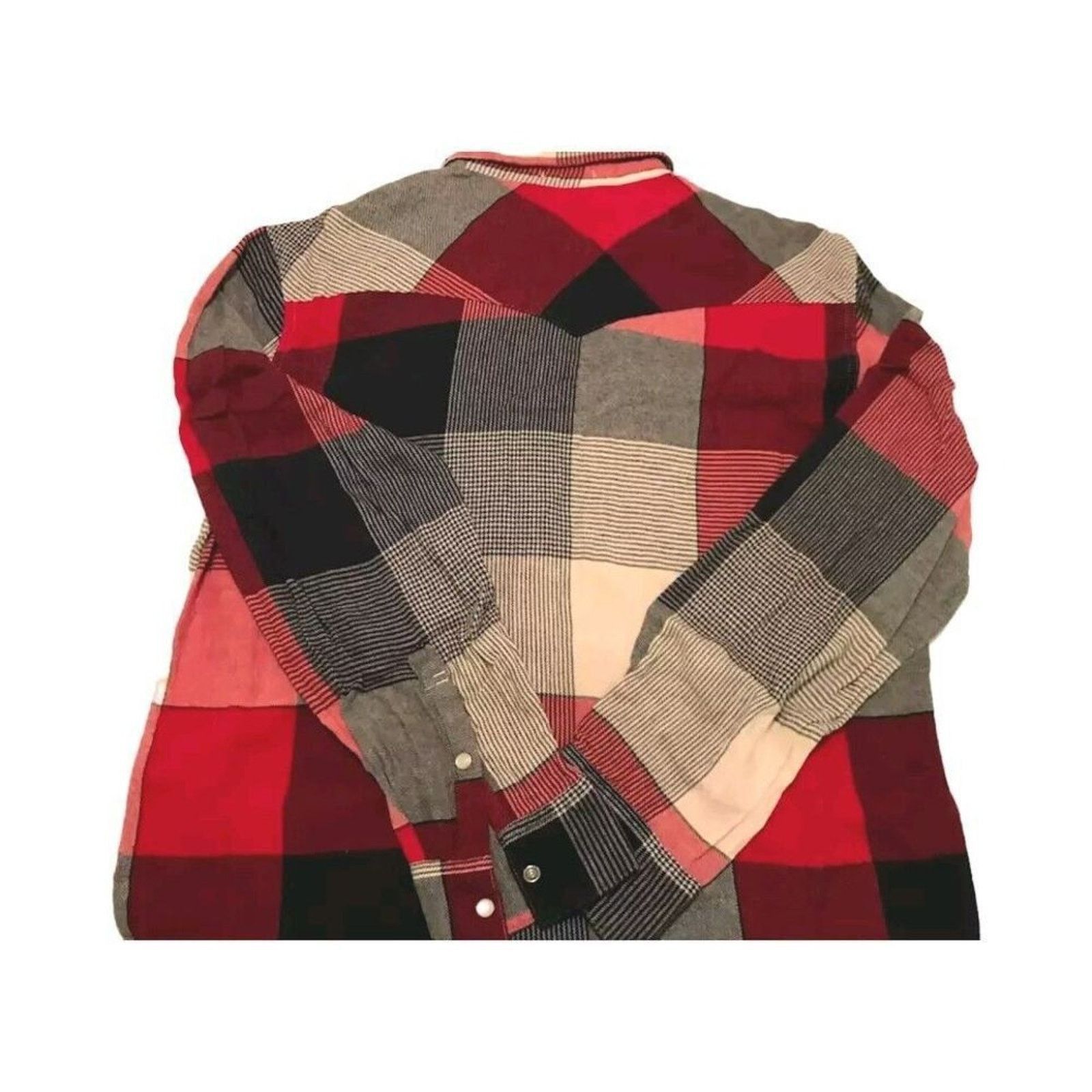 Levi's NWOT Levi's Men's Plaid Shirt L Red Beige Black Long Size US L / EU 52-54 / 3 - 3 Thumbnail