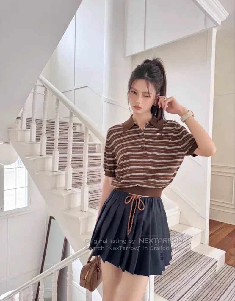 Miu Miu Miu Miu 38 Spring and summer polo shirt Size M / US 6-8 / IT 42-44 - 7 Thumbnail