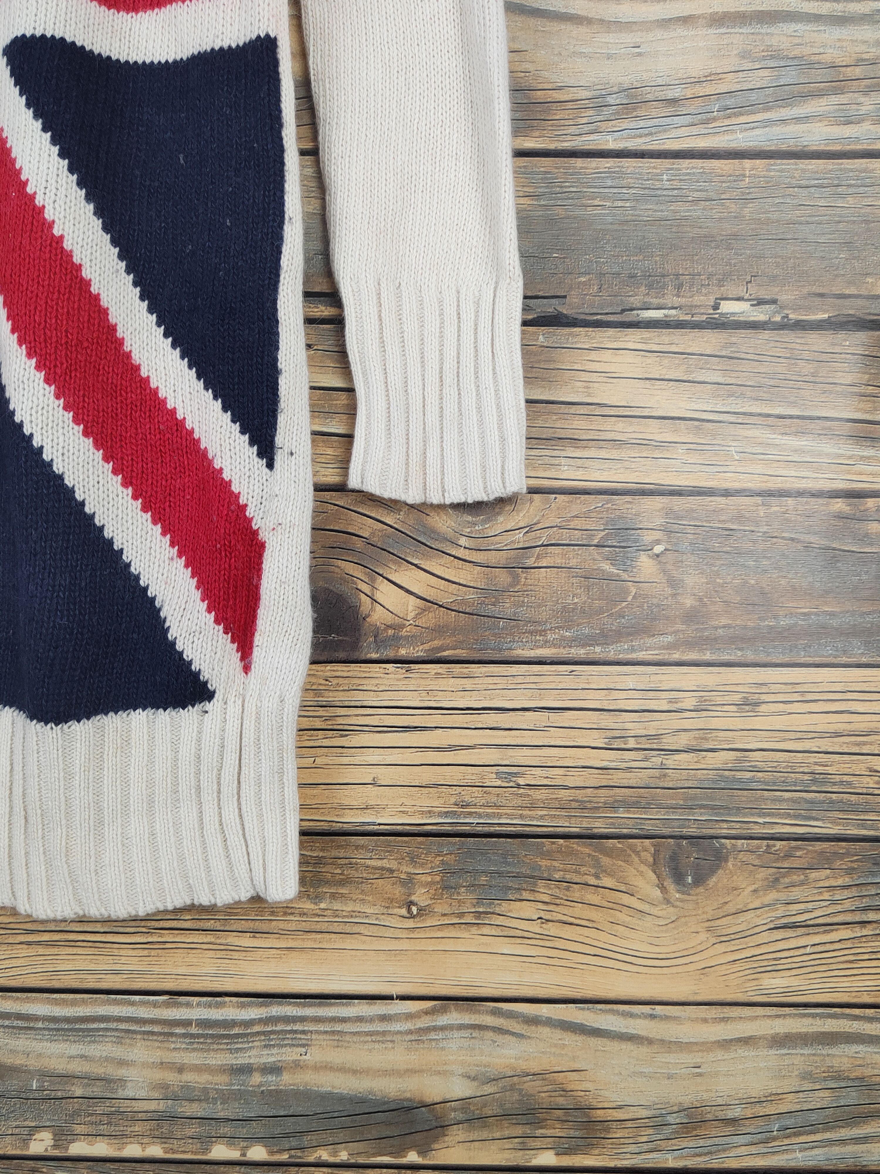 Homespun Knitwear × Japanese Brand × Vintage Remix Brown Knitwear Sweatshirts #W1084 Size S / US 4 / IT 40 - 6 Thumbnail