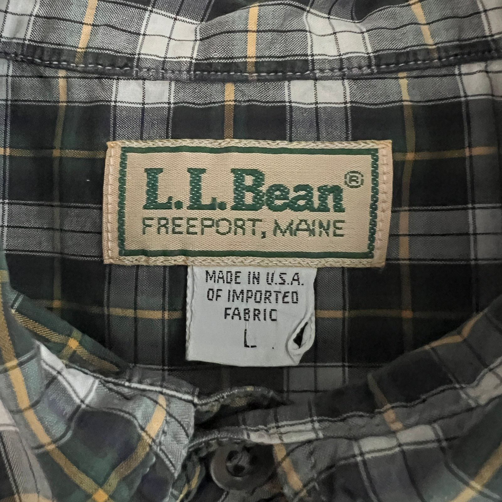 L.L. Bean VTG L.L. BEAN Freeport Men's Shirt Made in USA L 22x29 Size US L / EU 52-54 / 3 - 2 Thumbnail