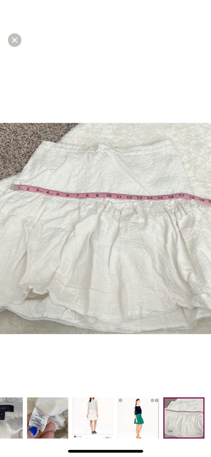 J.Crew J. Crew matelasse drop waist skirt size 6 Size 28" / US 6 / IT 42 - 8 Thumbnail