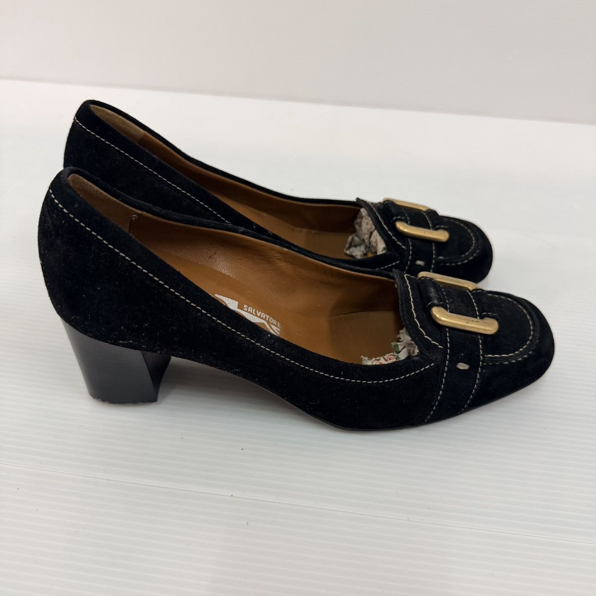 Salvatore Ferragamo Salvatore Ferragamo Heels Leather Shoes Size US 8.5 / IT 38.5 - 4 Thumbnail