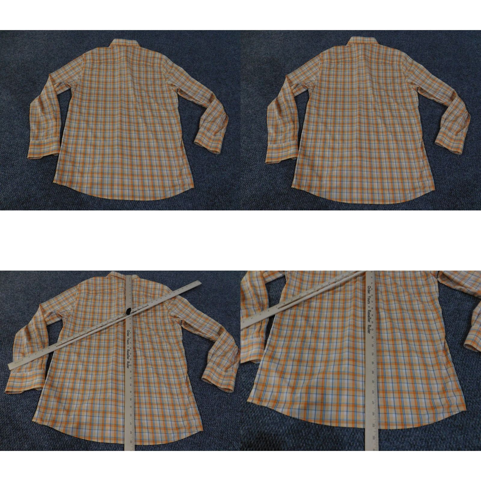 Southern Tide Southern Tide Button Down Shirt Mens Small Orange Plaid Long Sleeve Button-Up Collar-Down Classic Casual Size US S / EU 44-46 / 1 - 8 Thumbnail