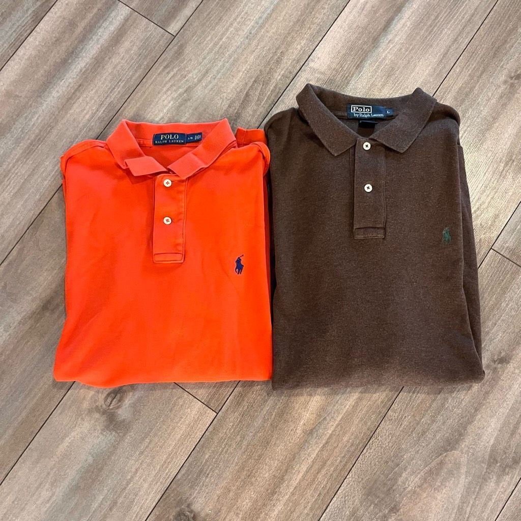 Polo Ralph Lauren Lot of 2 Polo Ralph Lauren Casual Longsleeve Polos Men Large Size US L / EU 52-54 / 3 - 1 Thumbnail