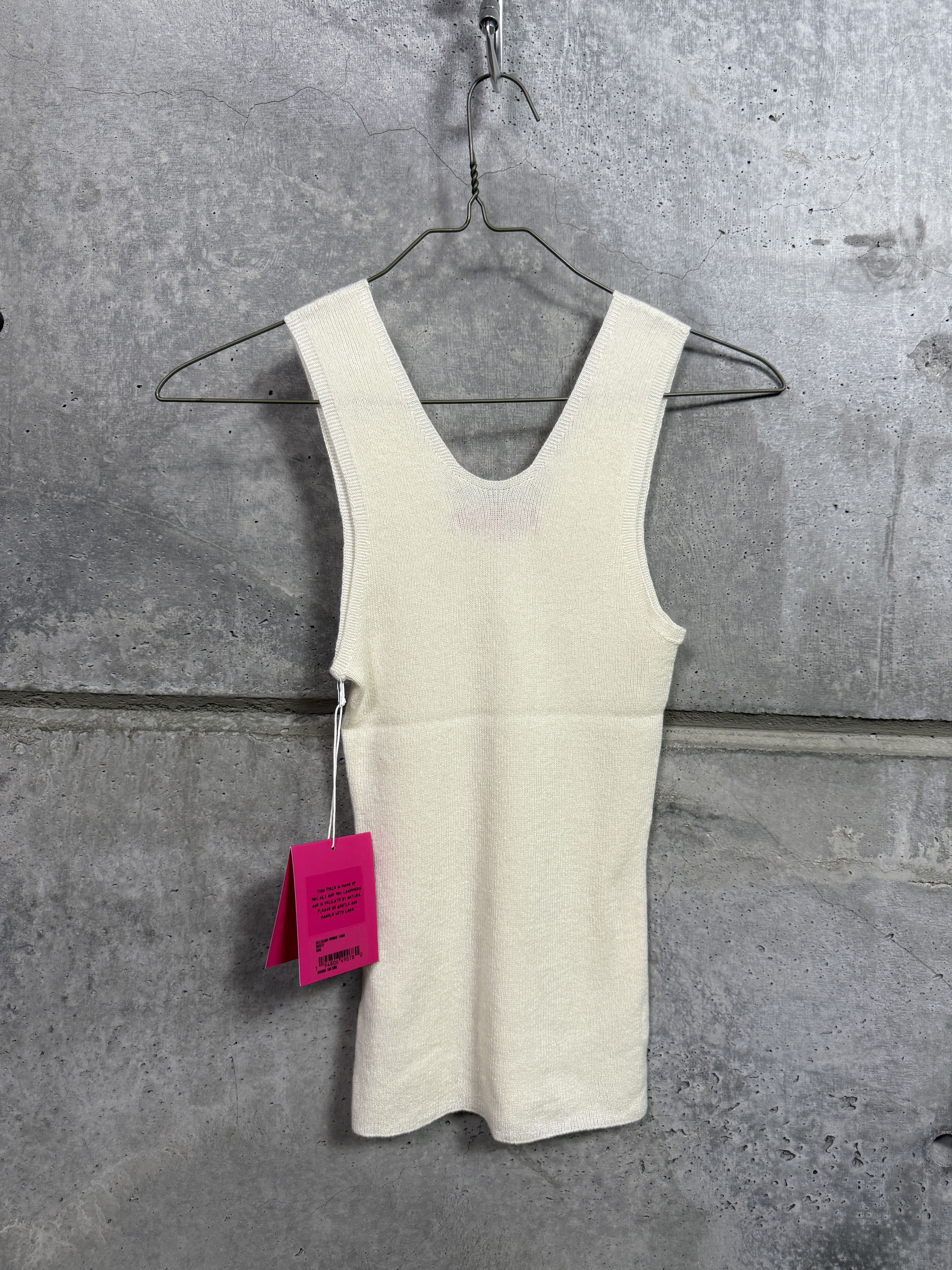 The Elder Statesman $395 The Elder Statesman Delicash White Tank Top Size S / US 4 / IT 40 - 7 Thumbnail