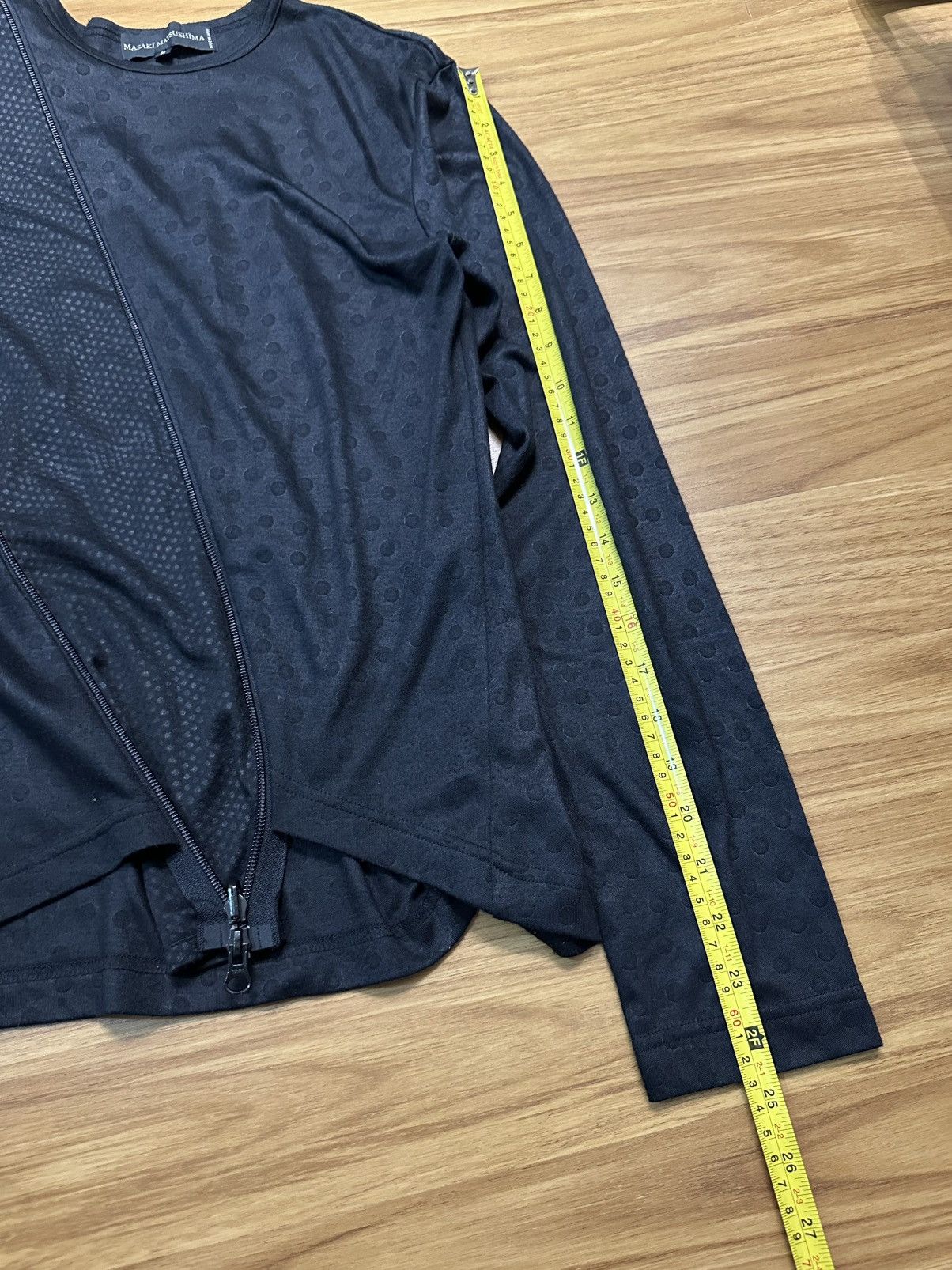 Masaki Matsushima Masaki Matsushima Asymmetrical Zipper Mesh L/S Shirt Size US M / EU 48-50 / 2 - 19 Thumbnail