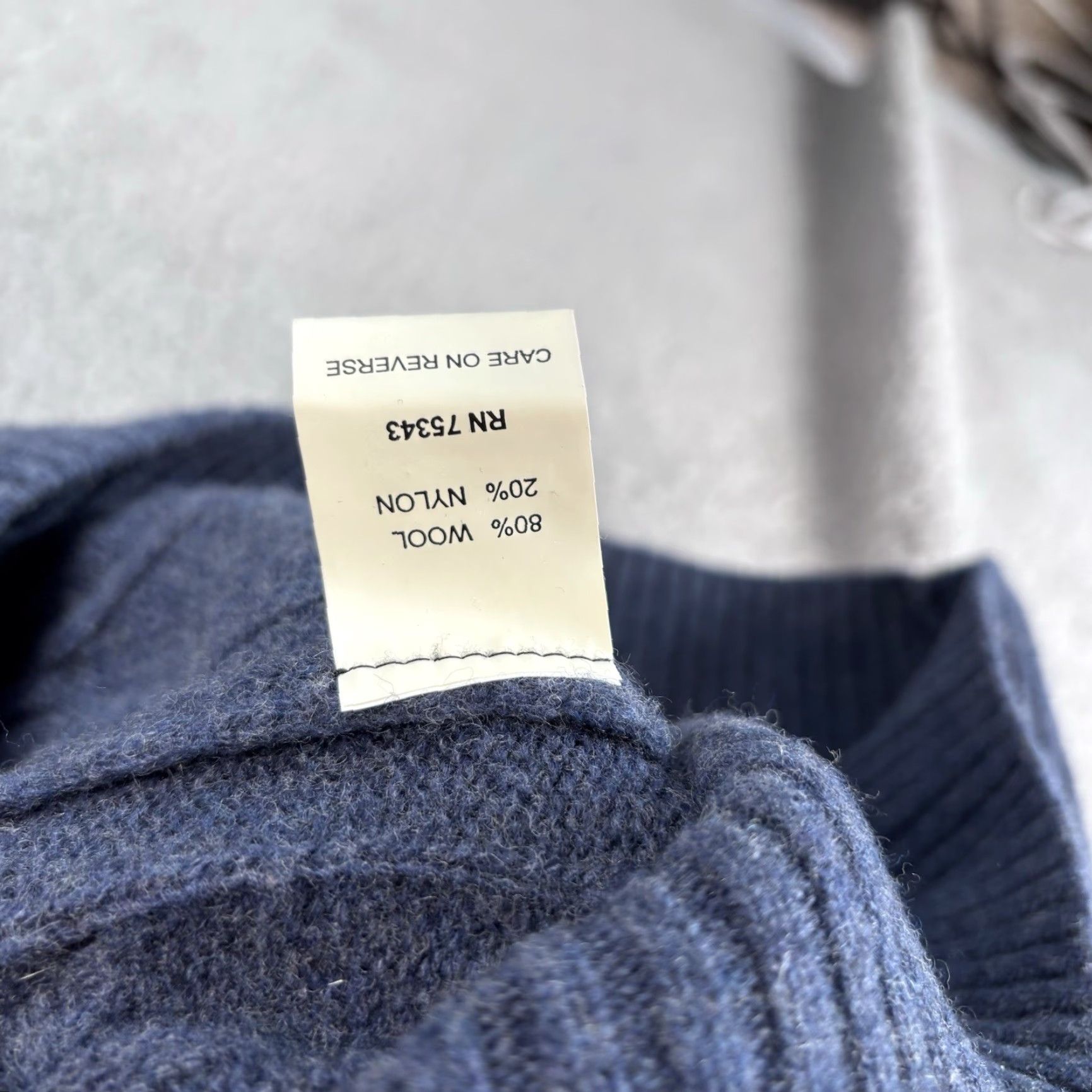 Vintage Daniele Blasi Sweater Mens S Blue 1/4 Zip Cable Knit Wool Blend Made Italy Regular Pullover Zipper Size US S / EU 44-46 / 1 - 4 Thumbnail