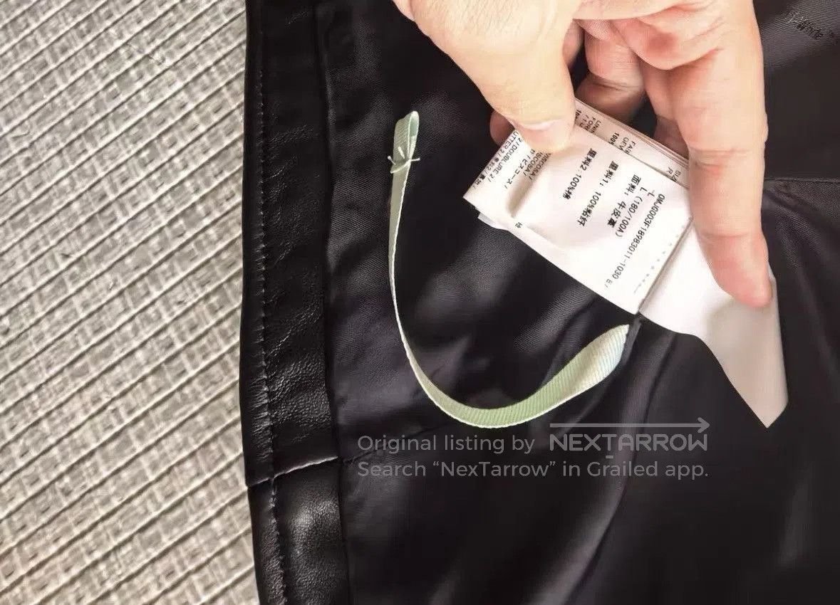 Off-White Off White leather jacket wxx. Size US L / EU 52-54 / 3 - 6 Thumbnail