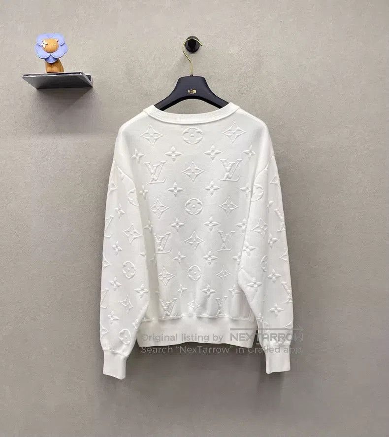 Louis Vuitton Louis Vuitton White crew neck sweatshirt Size US XS / EU 42 / 0 - 2 Thumbnail