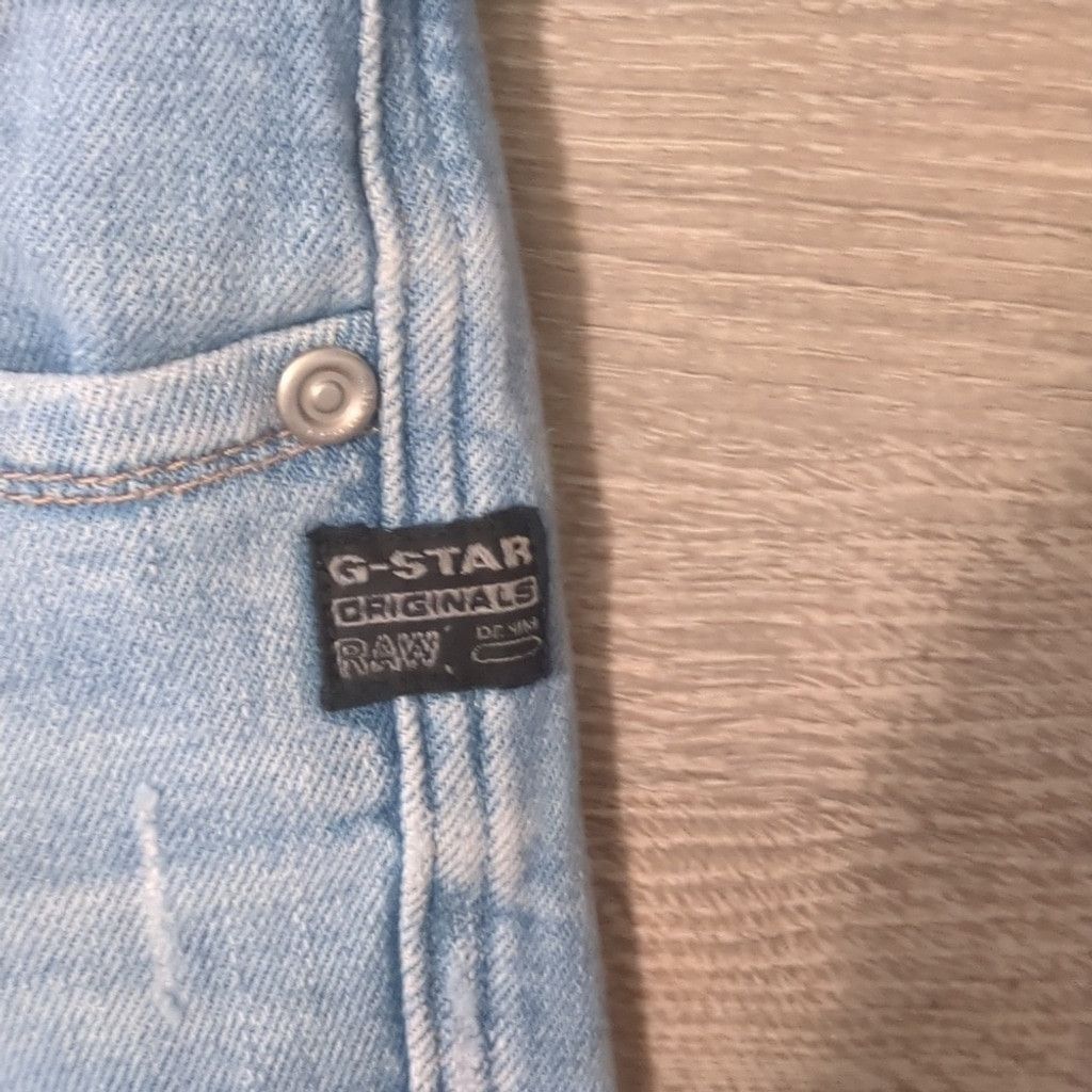 G-Star G-star raw distressed raw hem Lynn skinny jeans size 28 Size 28" / US 6 / IT 42 - 4 Thumbnail