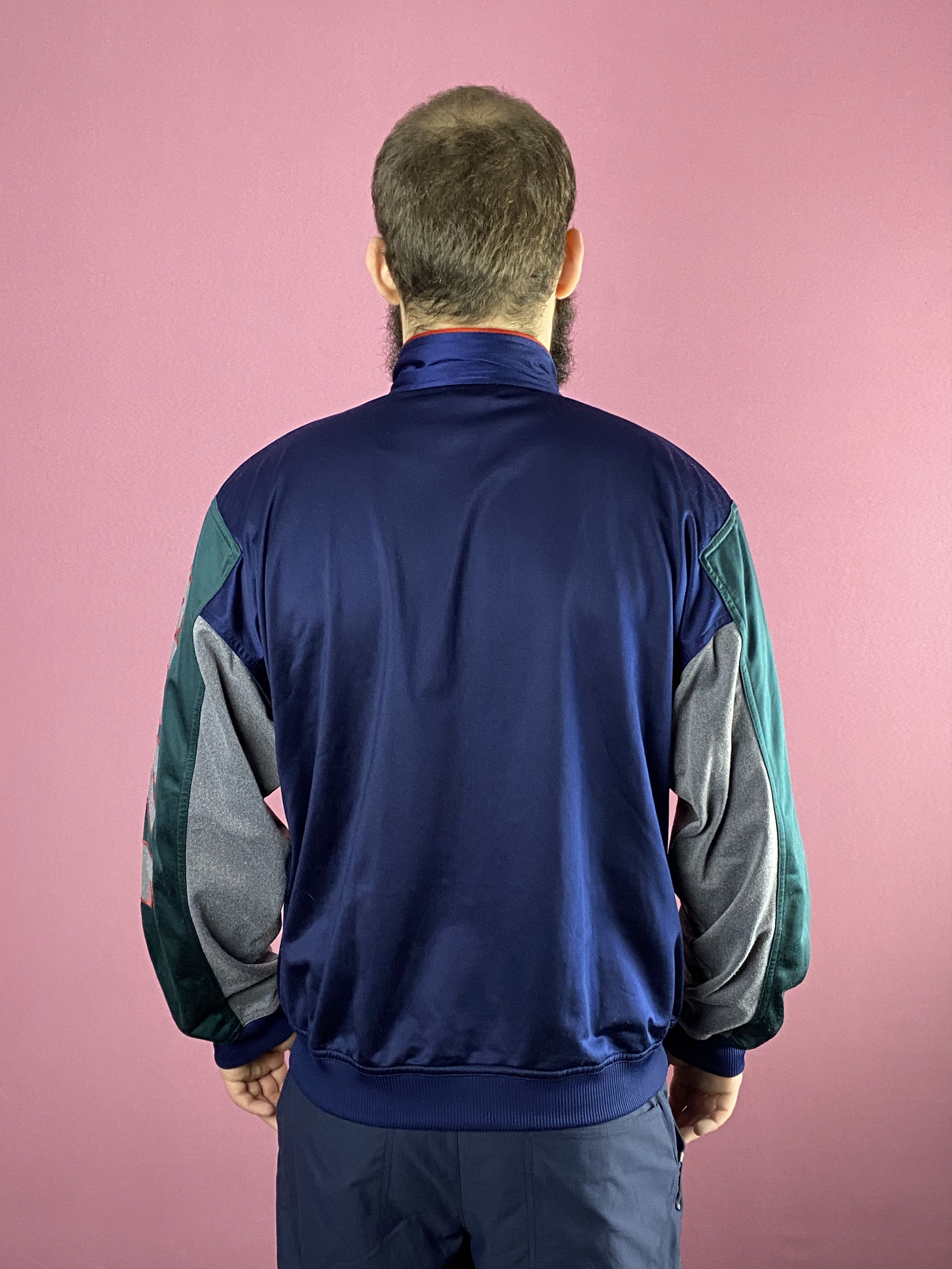 Nike × Vintage 90s Nike Big Spell Out Vintage Men's Track Jacket - M Size US M / EU 48-50 / 2 - 3 Thumbnail
