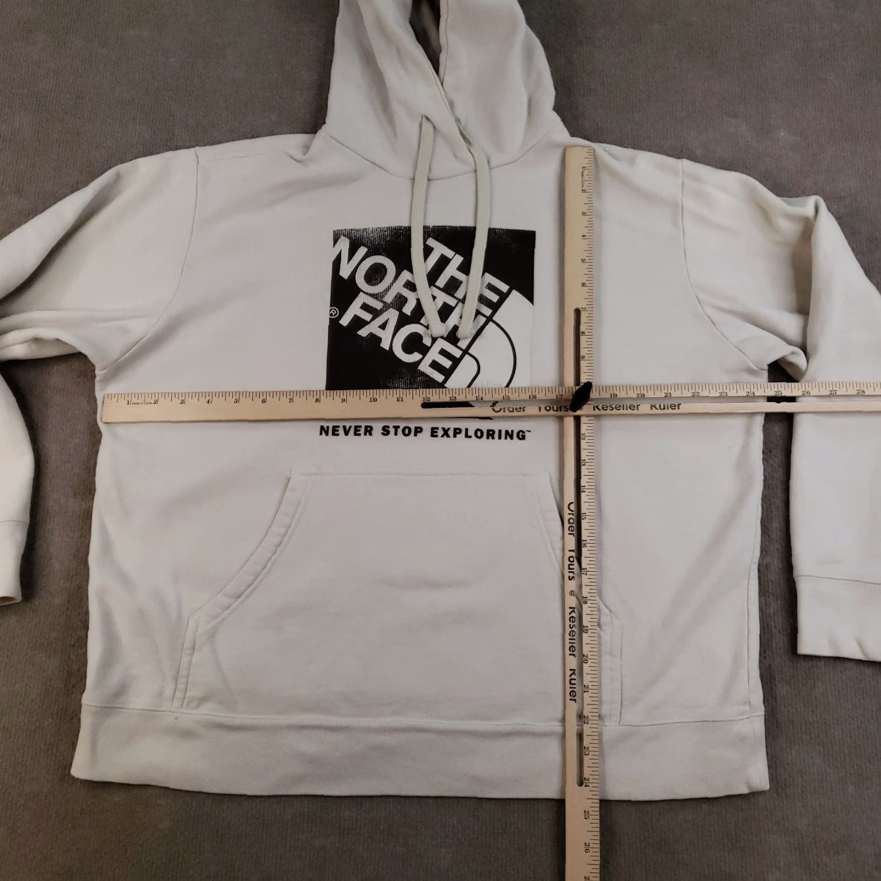 The North Face The North Face Hoodie Men's XL Beige Pullover Sweatshirt Zip? Hoodie? Size US XL / EU 56 / 4 - 2 Thumbnail