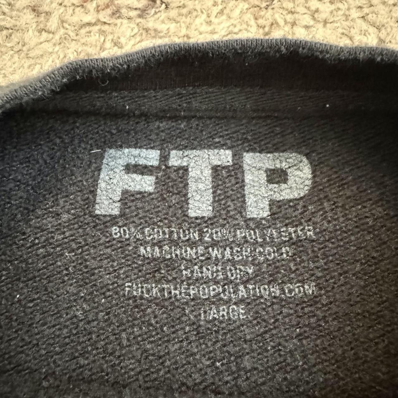Other FTP FTPOSSEE Black Crewneck Sweatshirt Large Size US L / EU 52-54 / 3 - 8 Thumbnail