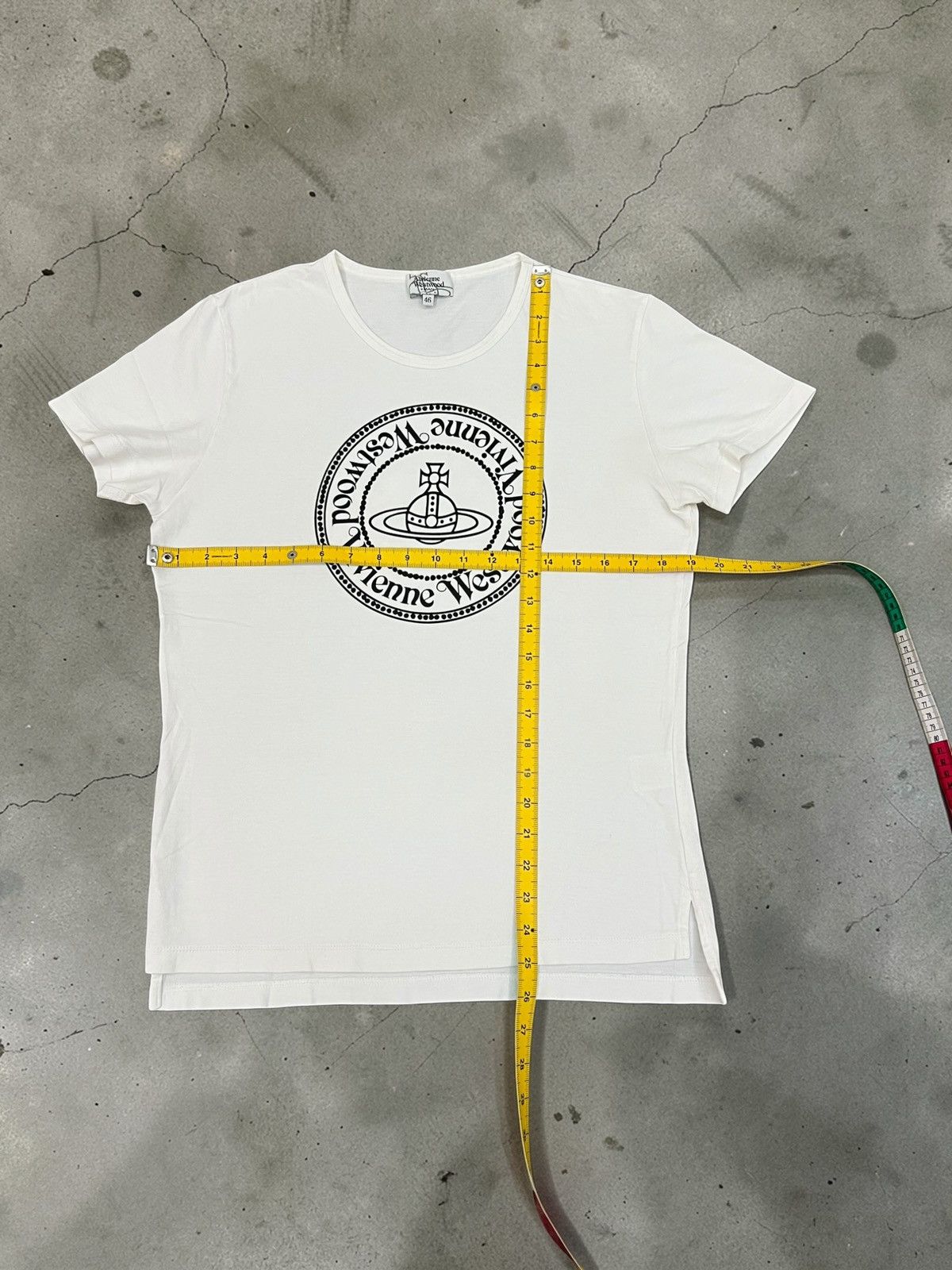 Vivienne Westwood Vintage Vivienne Westwood Orb Logo T-Shirt White Size 46 Size US M / EU 48-50 / 2 - 6 Thumbnail
