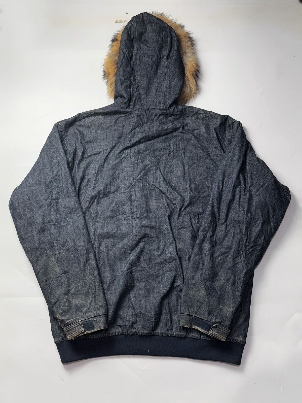If Six Was Nine × Japanese Brand × Le Grande Bleu (L.G.B.) Fur Denim Hoodie Columbia Size US XL / EU 56 / 4 - 5 Thumbnail