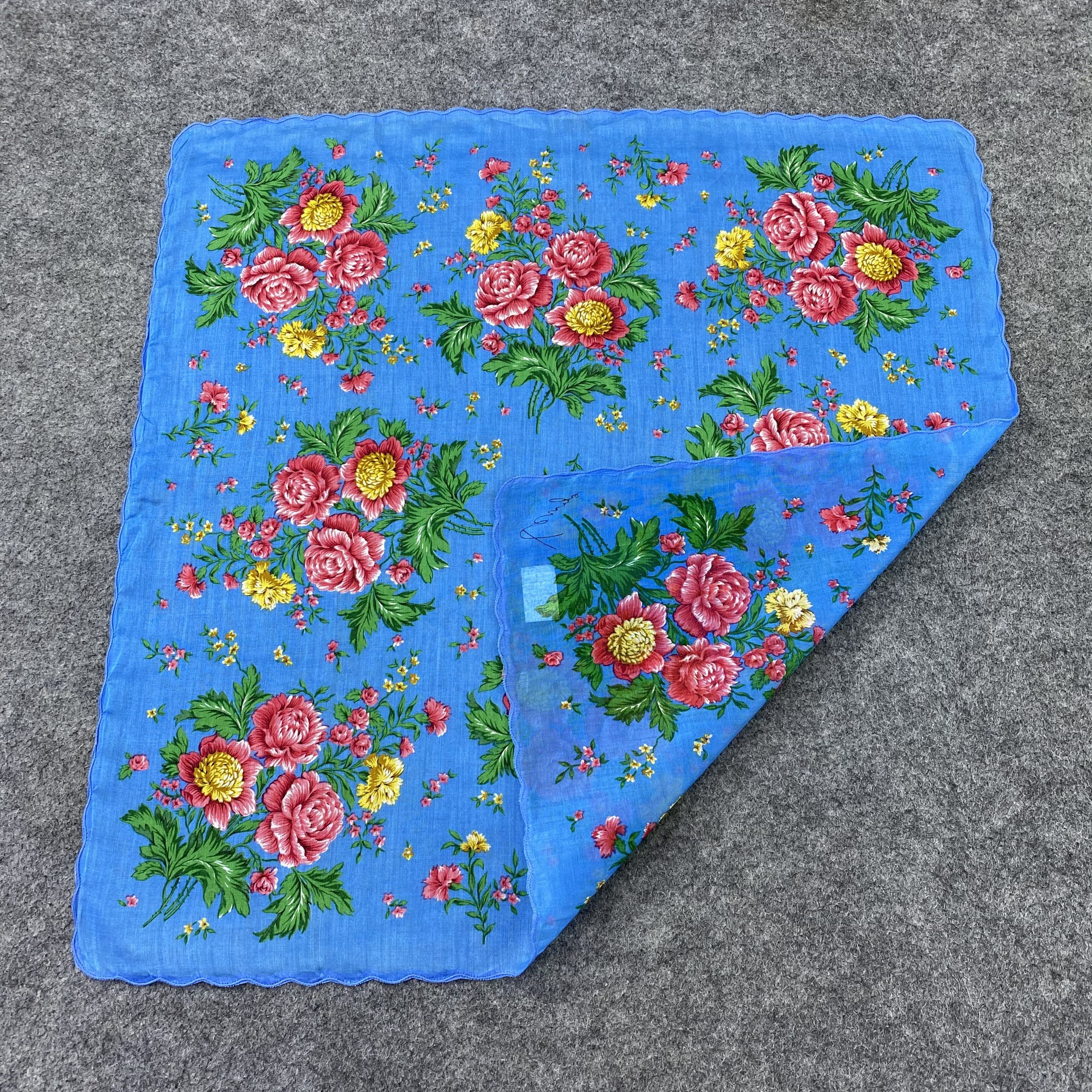 Kenzo × Vintage Kenzo Handkerchief / Bandana / Neckerchief-B1365 Size ONE SIZE - 6 Thumbnail