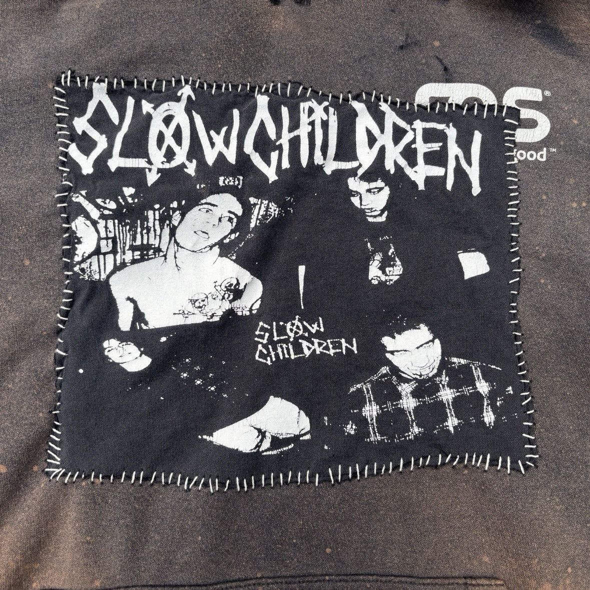 Other Vintage Reconstructed Patchwork Crust Punk Hoodie Size Large Size US L / EU 52-54 / 3 - 2 Thumbnail