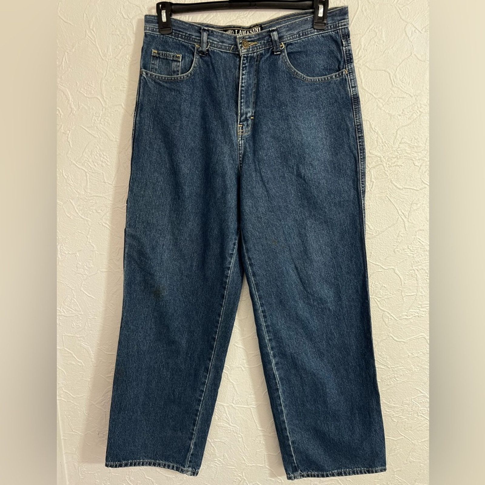 Other Lamasini Jeans Blue Carpenter Regular Fit 34x32 NICE Size US 34 / EU 50 - 1 Thumbnail