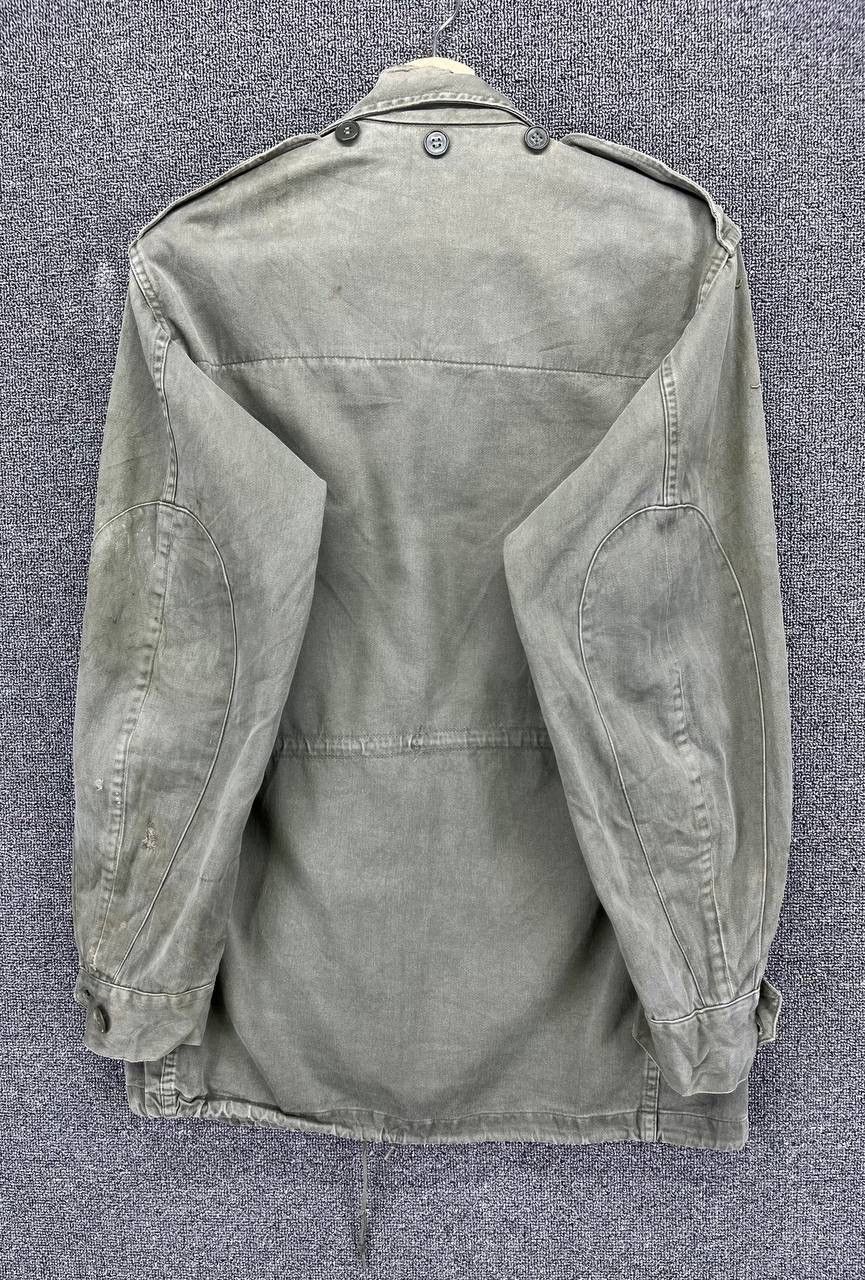 Vintage Vintage 70's Warein Flers French Army Khaki Combat Jacket Size US M / EU 48-50 / 2 - 8 Thumbnail