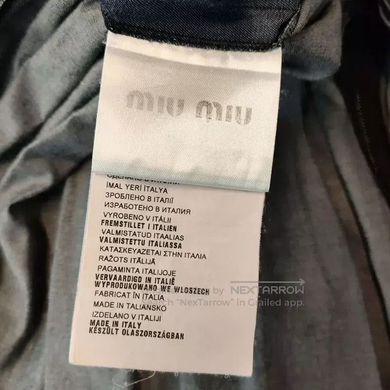 Miu Miu Miu Miu 36 Blue cotton dress Size 35" - 4 Thumbnail