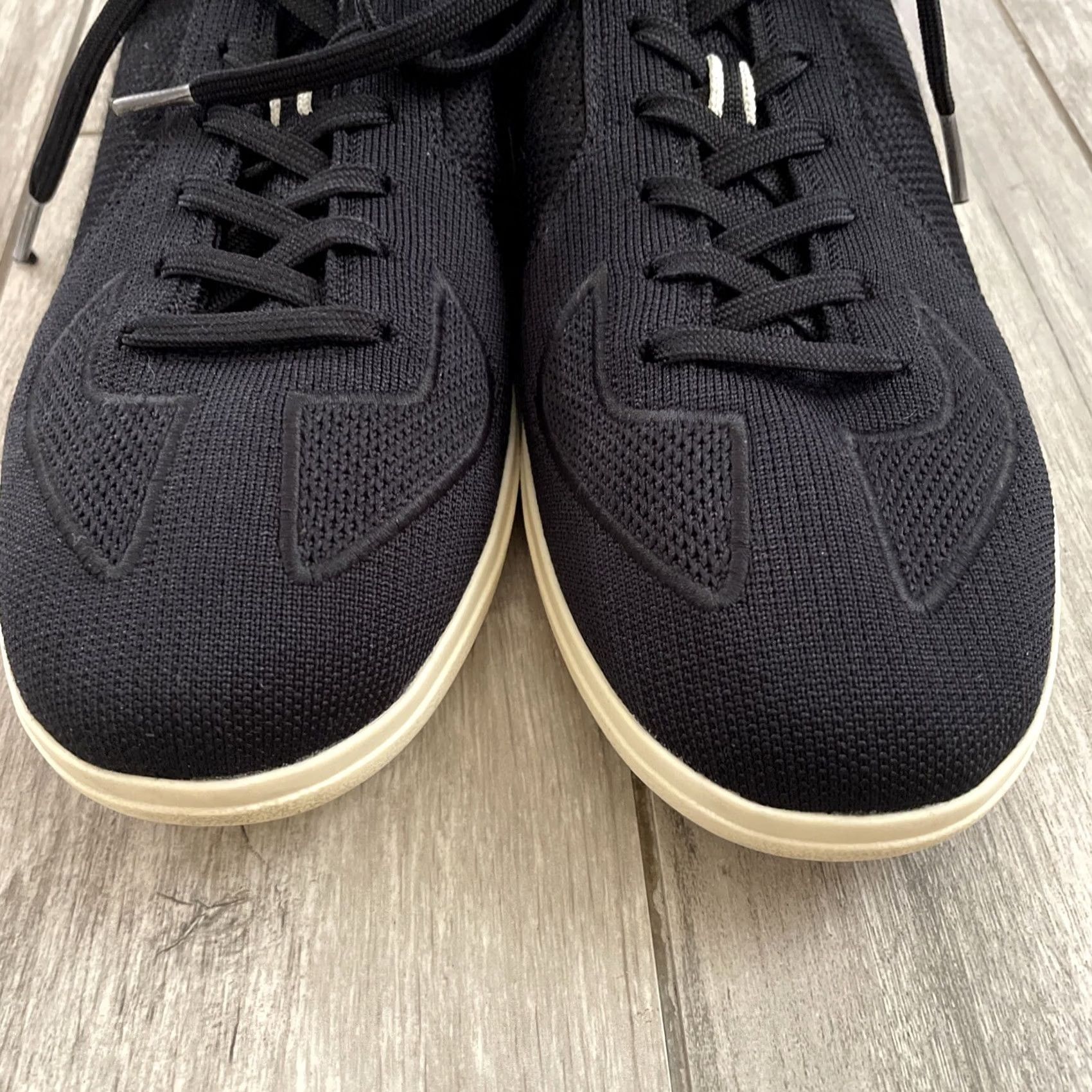Vintage Rothy’s Mens Sneaker The Black Knit Fabric Lace Up Shoes Mens Size 12 Low Top Size US L / EU 52-54 / 3 - 6 Thumbnail