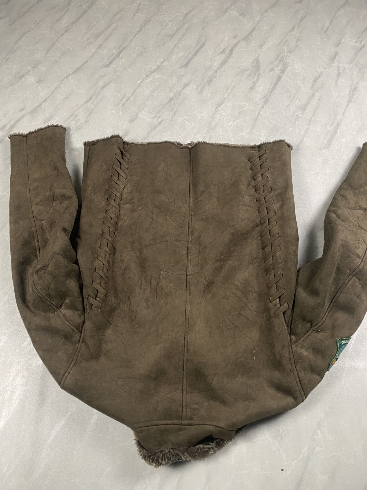Japanese Brand Vintage Evolution Fighting Dragon Leather Army Jacket Size US M / EU 48-50 / 2 - 6 Thumbnail