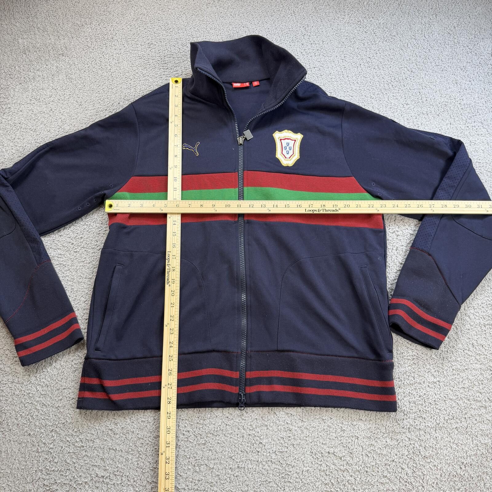 Puma Puma Portugal National Team 2006 World Cup Track Jacket Mens Size US XXL / EU 58 / 5 - 3 Thumbnail