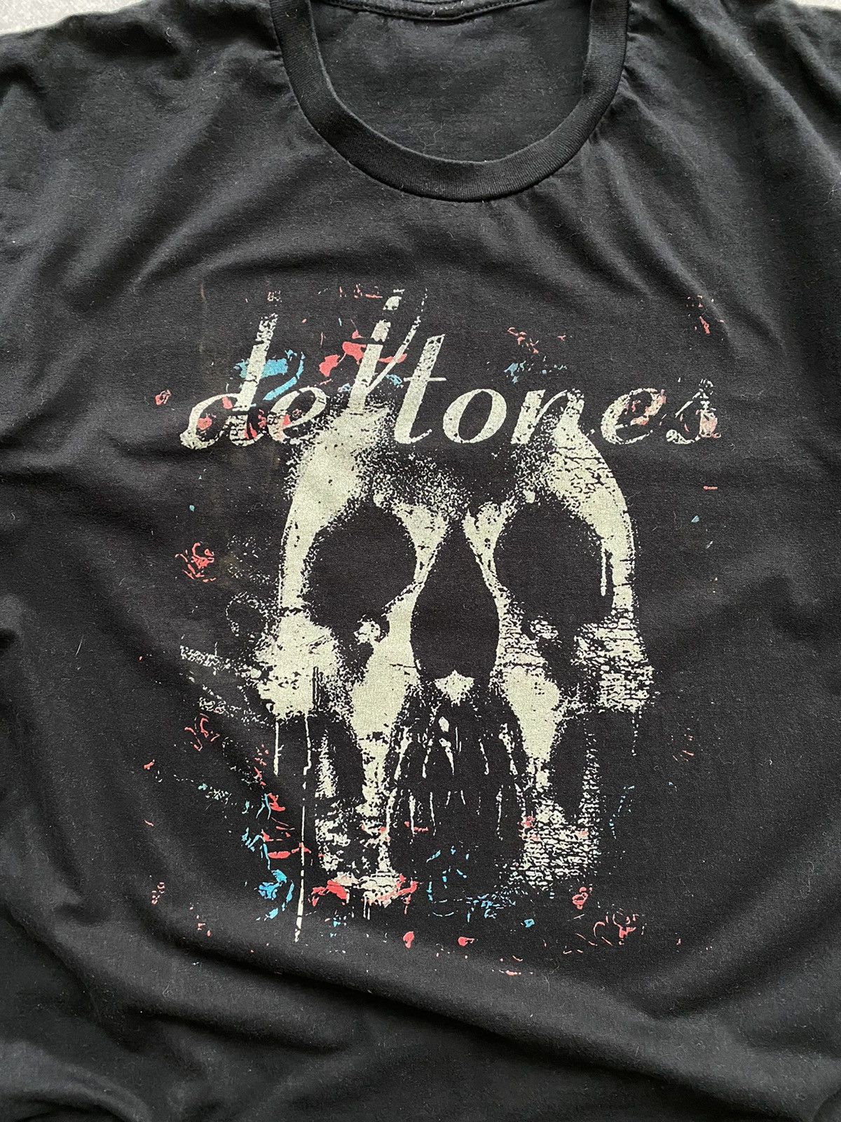 Band Tees × Vintage Vintage Deftones Skull T-shirt Size US XL / EU 56 / 4 - 2 Thumbnail
